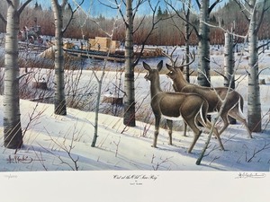 lot 11 image: Les Kouba Out at the Old Saw Rig Signed Limited Edition Print 4062000