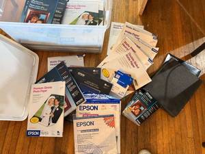 lot 97 image: Collection of Epson Photo and Matte Printer Paper Packs