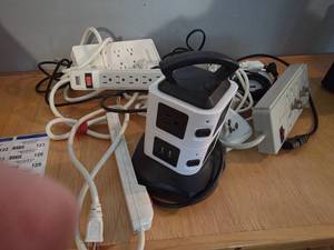 lot 122 image: Assorted Power Strips and Surge Protectors with Tower Extension