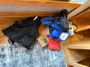 lot 164 image: Camera Accessories Bundle with BlackRapid Bag, Cases, Book, and Magpul Grip