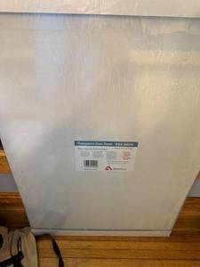lot 166 image: Transparent Glass Sheet 332in x 24in x 36in by AmeriLux