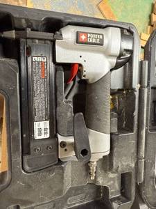 lot 243 image: Porter-Cable Pin Nailer Model PIN138 with Case and Manual