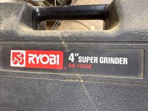 lot 246 image: Ryobi 4 Inch Super Grinder SC-1000K with Case