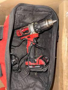 lot 274 image: Milwaukee 18V M18 Cordless 12 Drill Driver with Battery and Bag