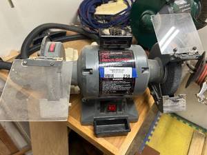 lot 238 image: Craftsman 6-Inch Bench Grinder