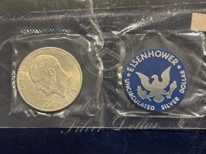lot 16 image: 1971-S Eisenhower Silver Dollar Uncirculated