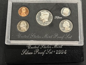 lot 23 image: 1994-S Silver Proof Set