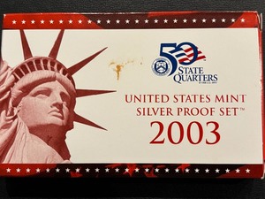 lot 29 image: 2003-S Silver Proof Set