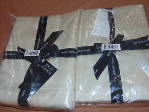 lot 42 image: Pebble Gray 2 Pack 100% Cotton Fiat Sheet Twin XL