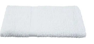 lot 24 image: 12 Pack BOKSER HOME BH70109 White Bath Towel 25 X 54