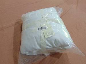 lot 74 image: French Linen and Cotton Duvet Cover & Sham Set  BOKSER HOME