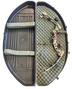 lot 33 image: Pearson Compound Bow with Hard Foam-Lined Case