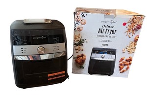 lot 54 image: Pampered Chef Deluxe Air Fryer with Original Box