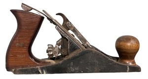 lot 138 image: Vintage Wood and Metal Hand Plane