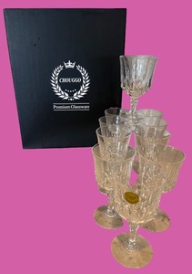 lot 63 image: Chouggo Wine Glasses & Premium Crystal Wine Glasses with Box