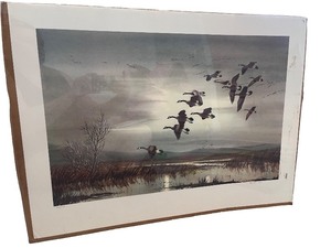 lot 86 image: 62500 Signed Limited Edition Waterfowl Print
