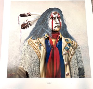 lot 6 image: Limited Edition A Good Day to Die by J D Challenger with Certificate of Authenticity 730750