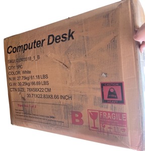 lot 236 image: White Computer Desk in Box