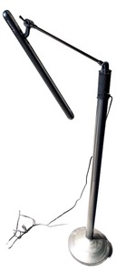 lot 246 image: OttLite Modern Adjustable Floor Lamp with Weighted Base