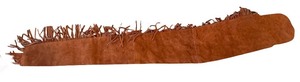 lot 264 image: Brown Suede Rifle Scabbard with Fringe Details