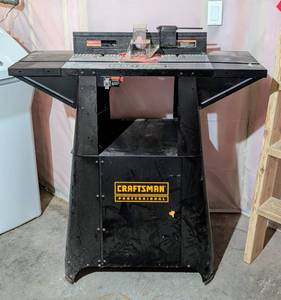 lot 103 image: Craftsman Router Table