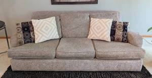 lot 3 image: Milling Road Grey Paisley Sofa
