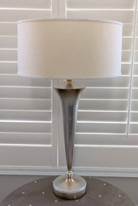 lot 17 image: Decorative Silver Table Lamp
