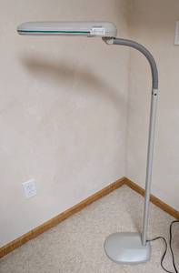 lot 72 image: OttLite Floor Lamp