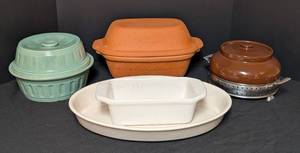 lot 142 image: Variety of Stoneware Baking Dishes