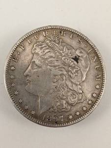 lot 6 image: 1897 S Morgan Silver Dollar - San Francisco Mint