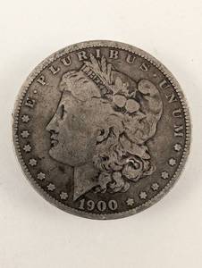 lot 12 image: 1900 O Morgan Silver Dollar - New Orleans Mint