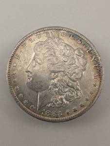 lot 15 image: 1883 O Morgan Silver Dollar - New Orleans Mint