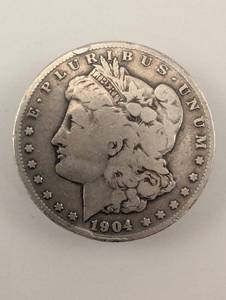 lot 16 image: 1904 S Morgan Silver Dollar - San Francisco Mint