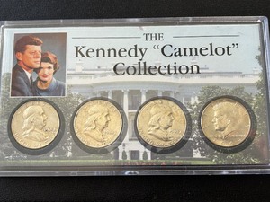 lot 52 image: Franklin and Kennedy Half Dollars