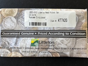 lot 56 image: Liberty Head Nickel Set