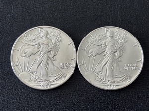 1987 & 1988 Silver Eagles