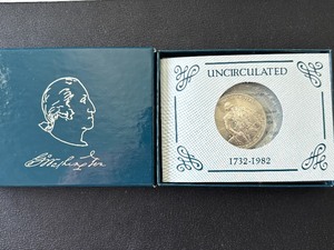 lot 9 image: 1982-D Washington Silver Half Dollar
