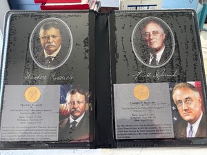 lot 24 image: Theodore and Franklin Roosevelt Coins