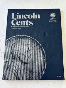 lot 26 image: Lincoln Cents and Book
