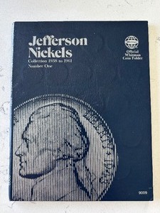 lot 27 image: Jefferson Nickels and Book