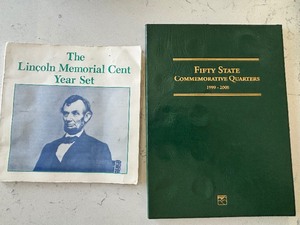 lot 33 image: Lincoln Cents and State Quarter Book