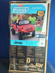 lot 42 image: Power Wheels 6V Jeep Wrangler Ride-On Toy