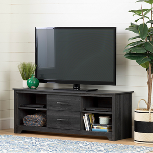 lot 39 image: South Shore Fusion TV Stand with Drawers
