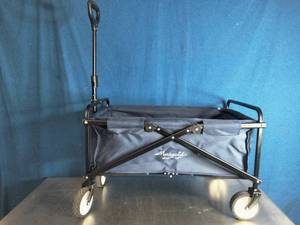 lot 57 image: Folding Wagon with Telescoping Handle