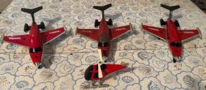 lot 47P image: Lot of 3 Vintage 1979 Tonka Die-Cast Planes and 1 Helicopter