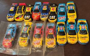 lot 75P image: Lot of 15 Branded Diecast Race Car Toys Including Cheerios, CAT, Pop Secret, and More