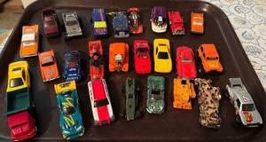 lot 80P image: Lot of Diecast Toy Cars and Trucks Including Hot Wheels Mixed Brands