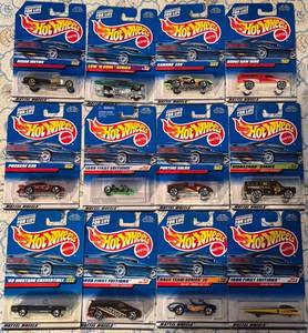 lot 190P image: Lot of 12 Hot Wheels First Editions, Race Team, and Track Series Cars in Original Packaging