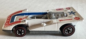 lot 51HW image: 1973 Hot Wheels Redline Steam Roller Diecast Car - White, Vintage
