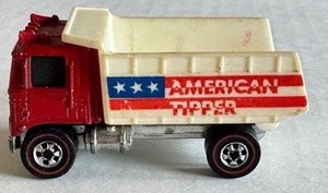 lot 19HW image: Vintage Hot Wheels American Tipper Diecast Truck 1970